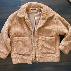 white fox boutique teddy jacket
